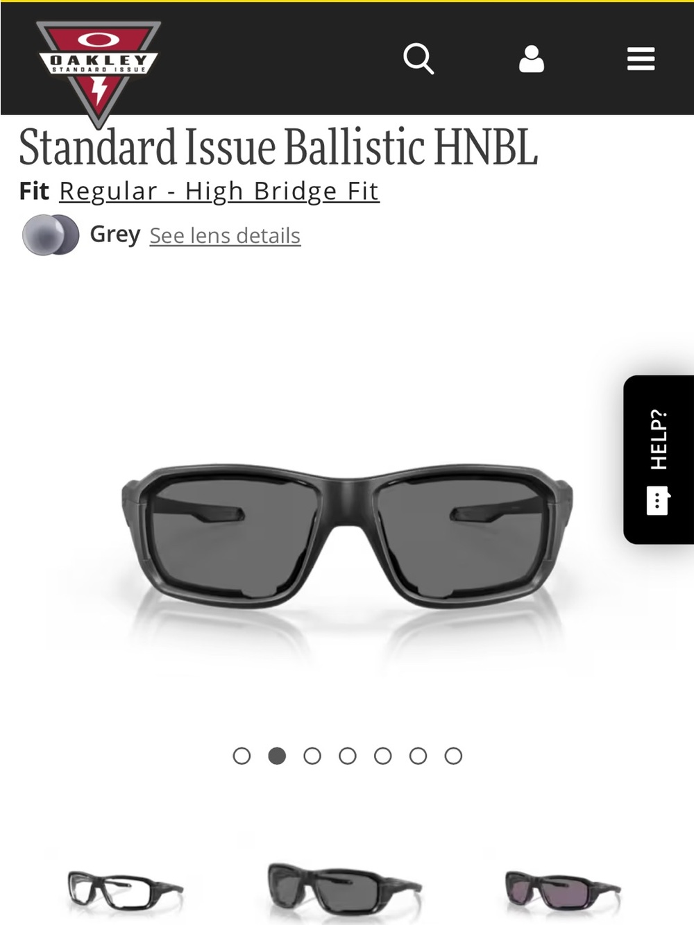 Oakley Standard Issue Ballistic HNBL Sunglasses